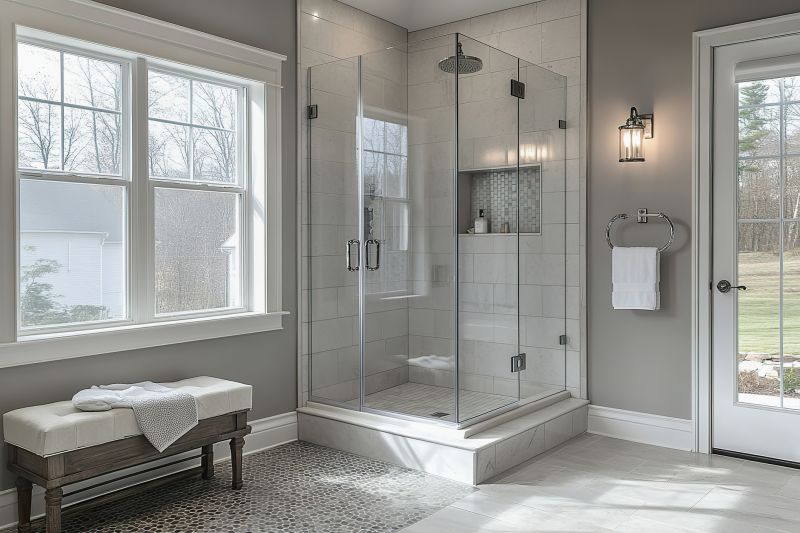 Contemporary Shower Areas